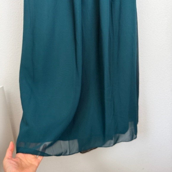 NEW Revelry Ainsley Chiffon Cut Out Back Maxi Formal Dress 14 - Picture 7 of 7